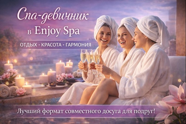 Спа-девичник как формат отдыха и совместного досуга: особенности, организация и значение на примере спа-девичника в Enjoy Spa