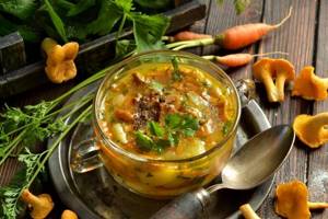 Какие супы можно кушать при сахарном диабете 1 и 2 типа (с рецептами)
