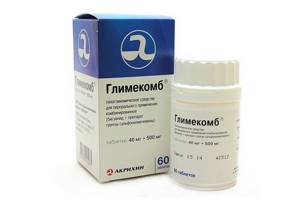 Глимекомб таблетки от сахарного диабета 2 типа