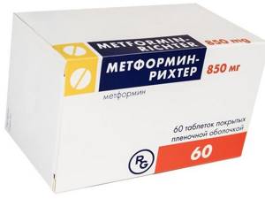 Метформин-Рихтер таблетки от сахарного диабета 2 типа
