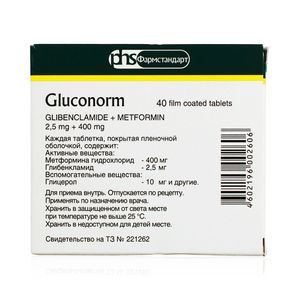 Глюконорм таблетки от сахарного диабета 2 типа